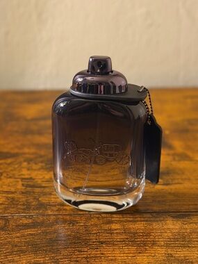 Coach Black Men's Eau de Toilette Bottle in Smoky Black Gradient
